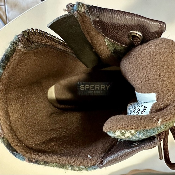 Sperry Syren Gulf Plaid Side Zip Duck Boots Shoes STS85075 Womens size 7.5 M - Picture 7 of 7